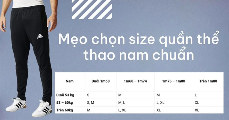 Cách chọn bộ đồ thể thao phù hợp dáng người - Bí quyết giúp bạn tự tin và thoải mái Cách chọn bộ đồ thể thao phù hợp dáng người
